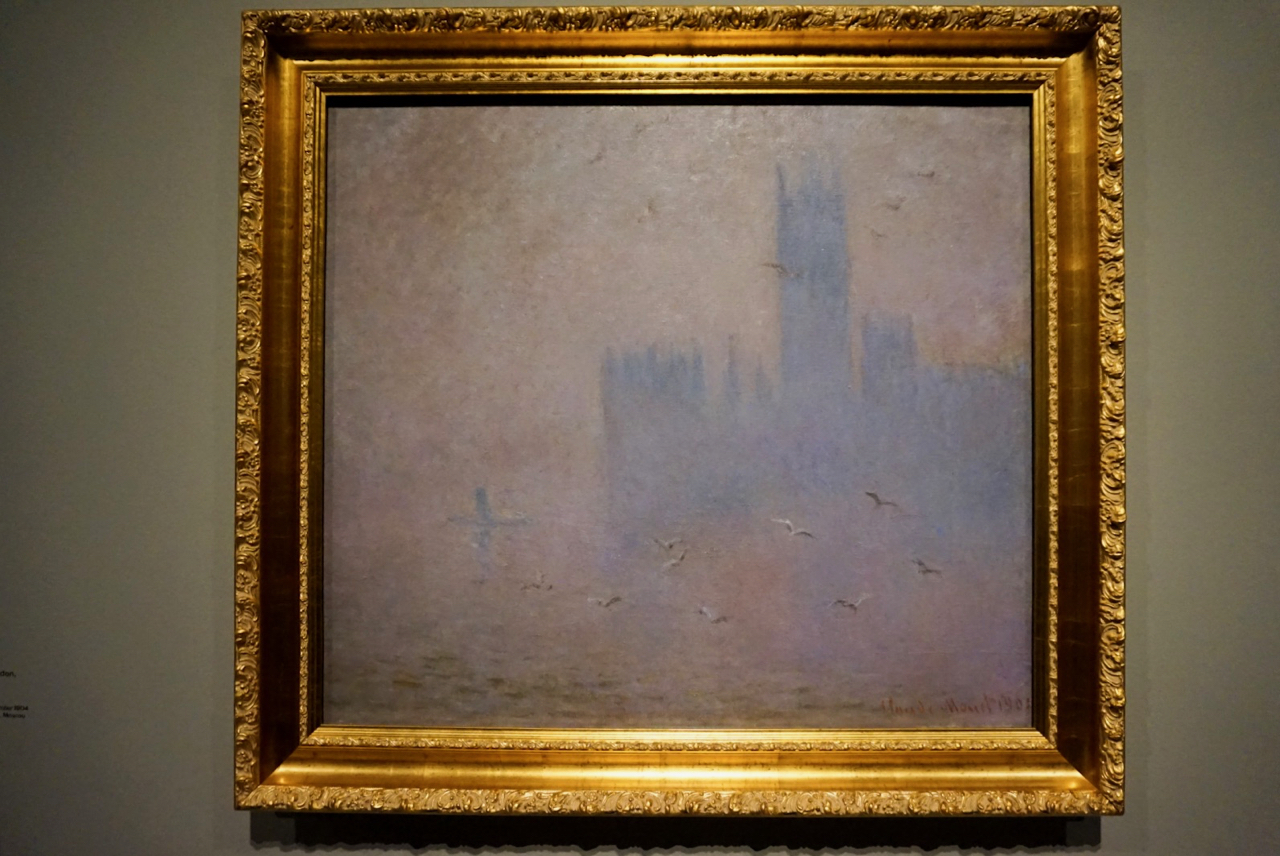 Les Mouettes, le parlement de Londres - Claude Monet