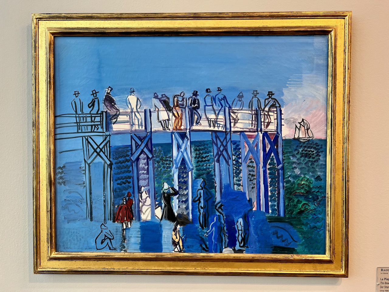 L'estacade du Havre, peint par Raoul Dufy
