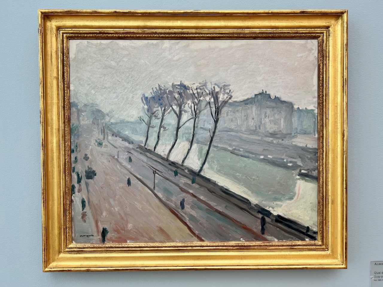 Quais de Seine, peint par Albert Marquet