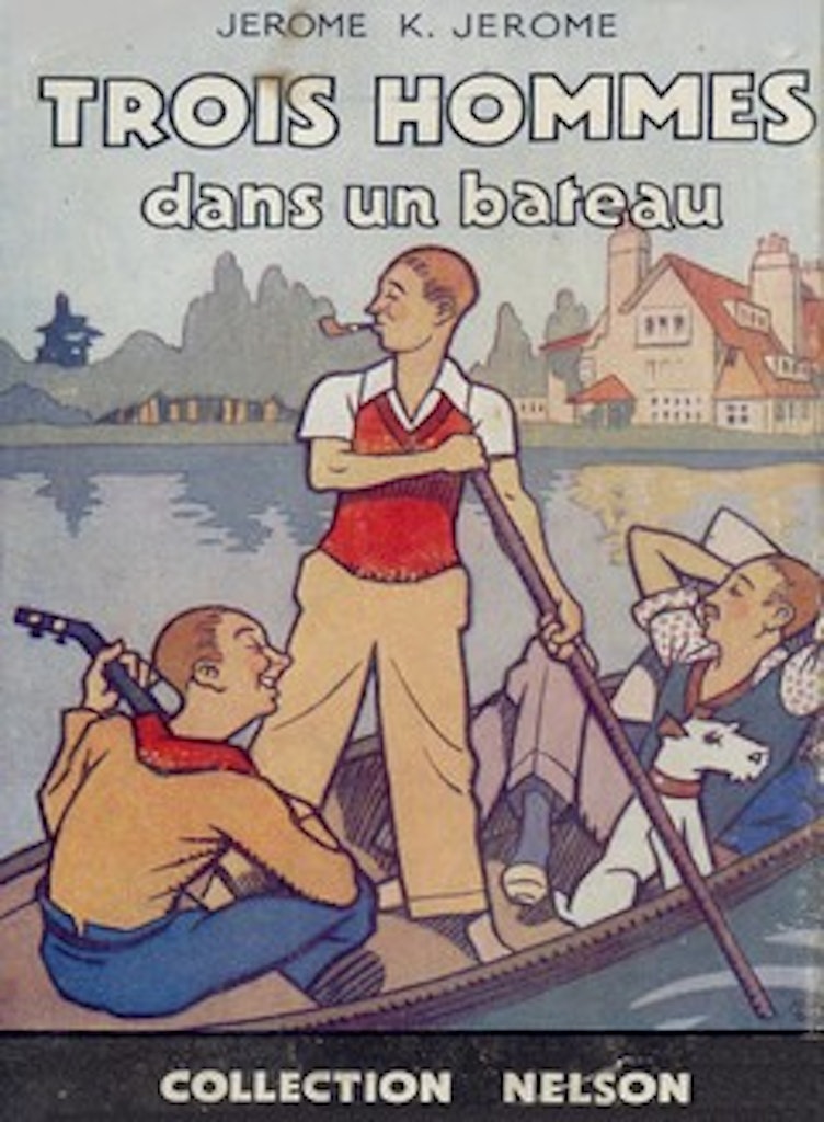 Couverture du livre Trois hommes dans un bateau