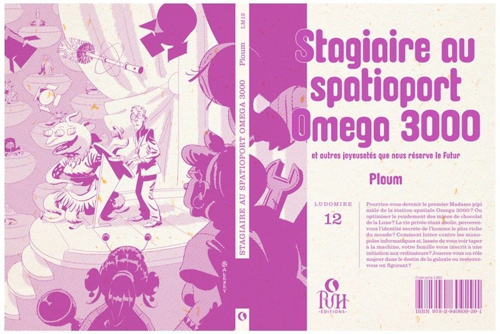 Couverture du livre Stagiaire au Spatioport Omega 3000 et autres joyeusetés que nous réserve le futur