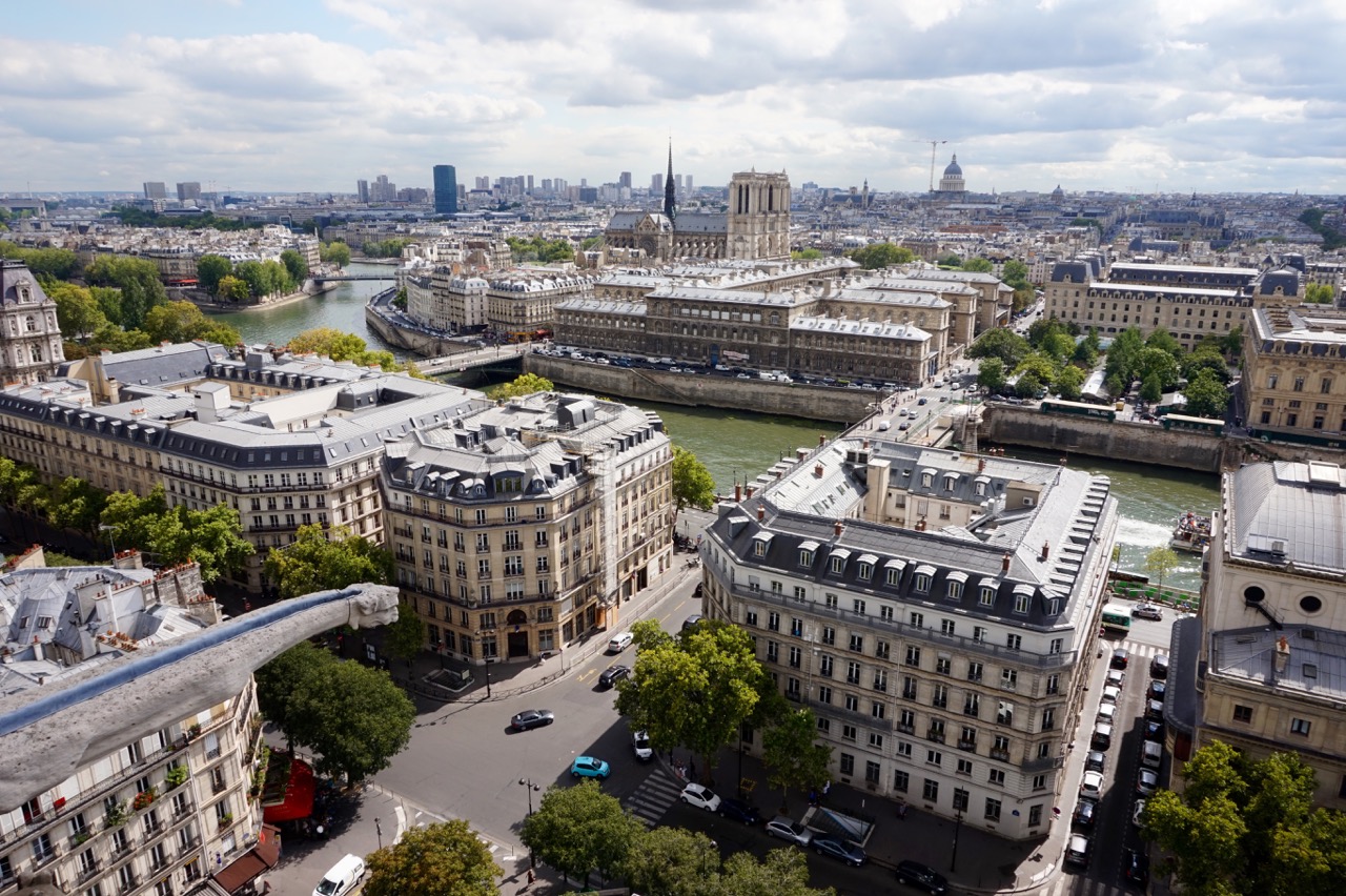 Vue de la Tour Saint Jacques - Notre-Dame