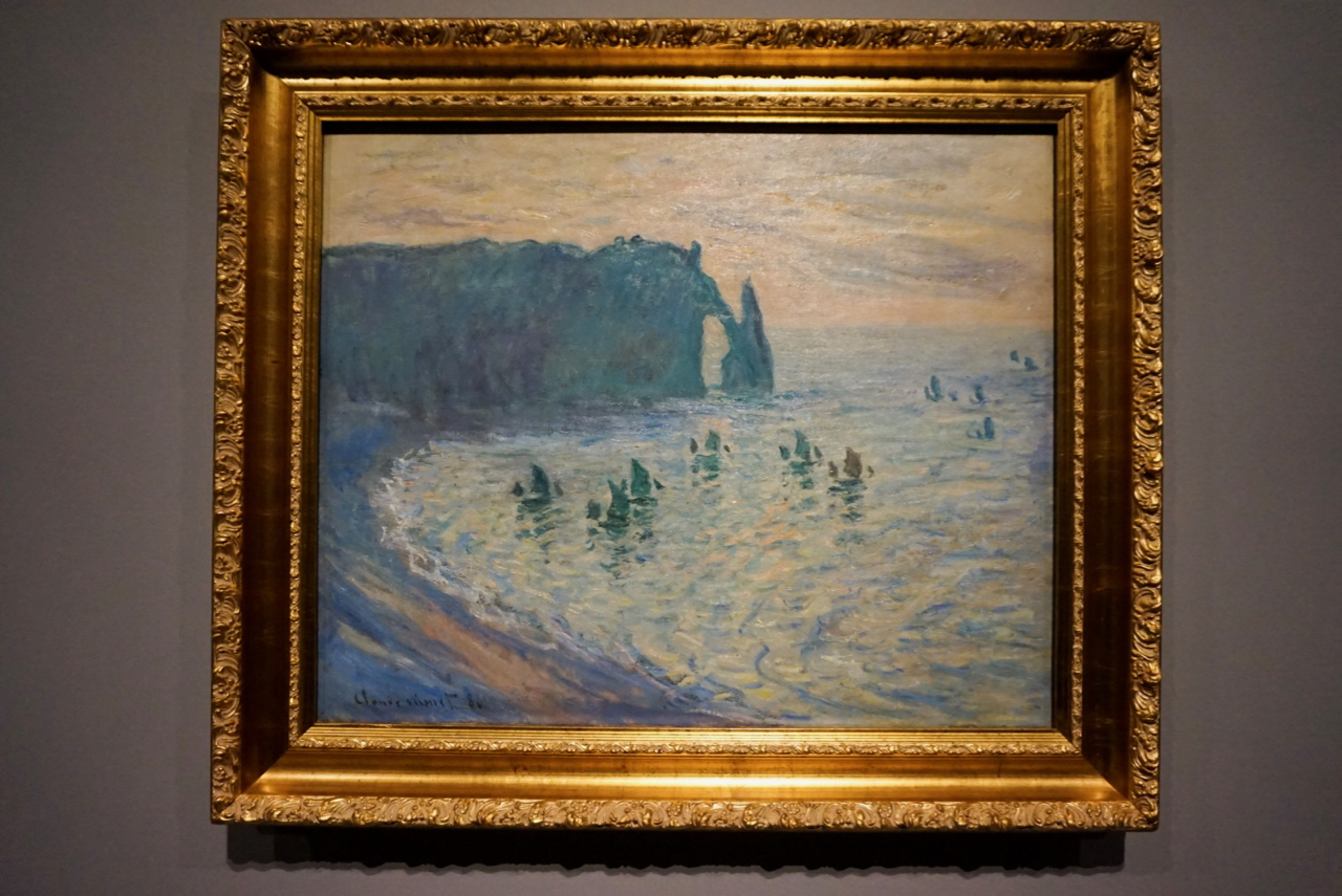 Les Rochers à Étretat - Claude Monet
