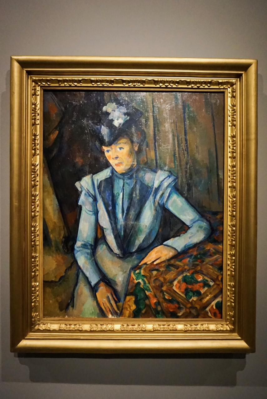La Dame en bleu - Paul Cézanne