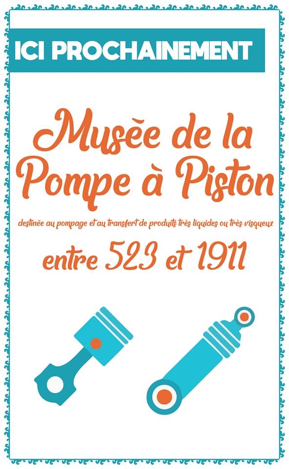 Musée de la pompe à piston entre 523 et 1911