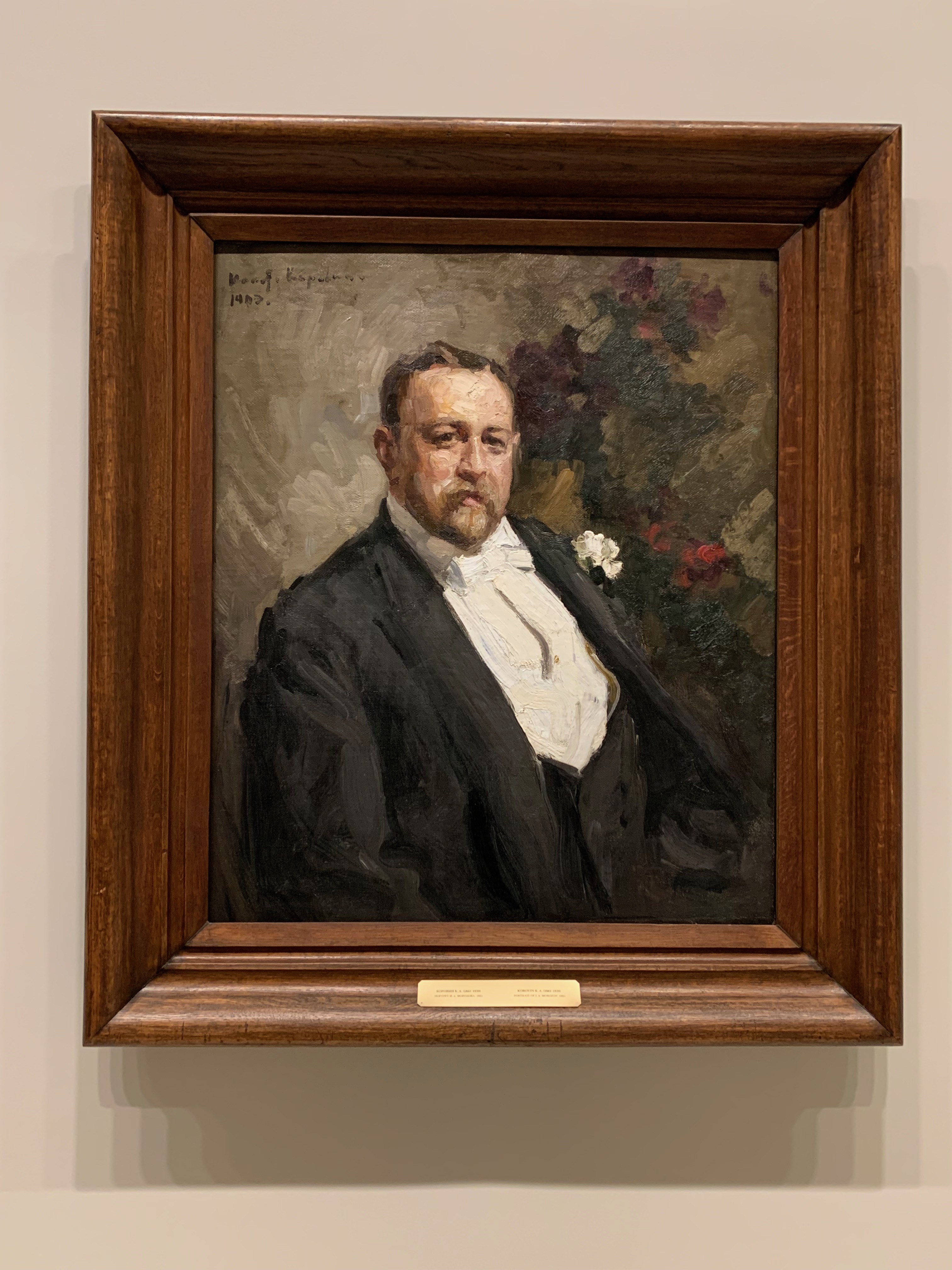 Portrait d'Ivan Abramovitch Morozov - Konstantine Korovine