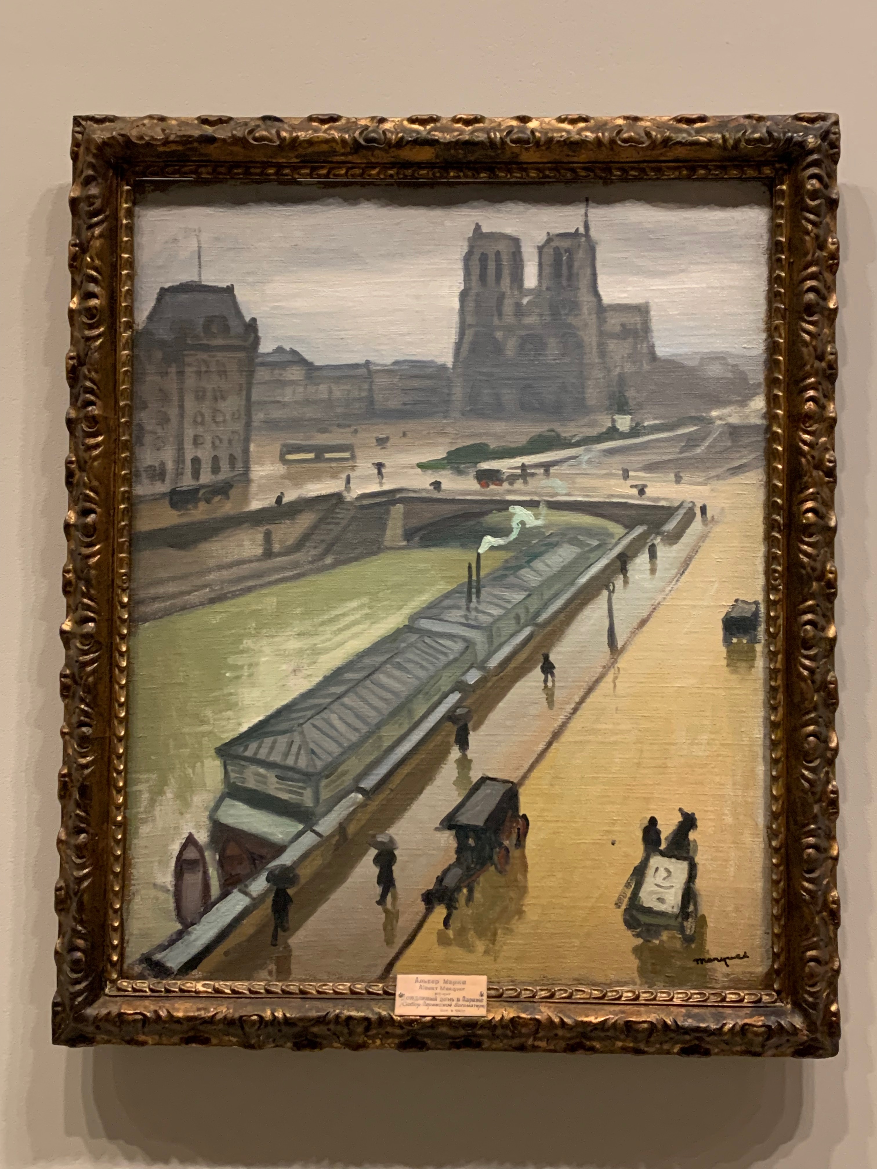 Notre-Dame sous la pluie - Albert Marquet