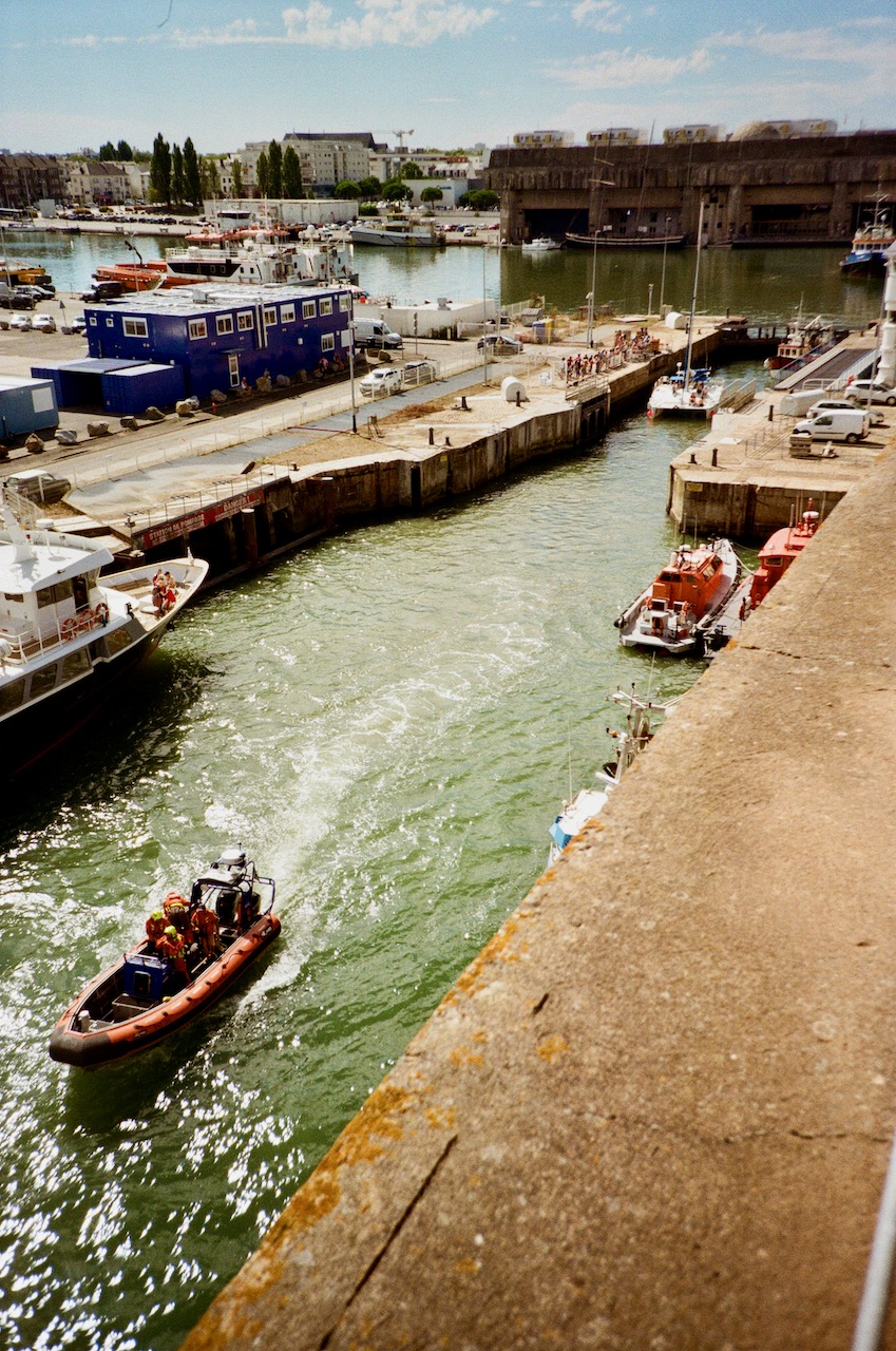 Entrée est du Bassin de Saint Nazaire