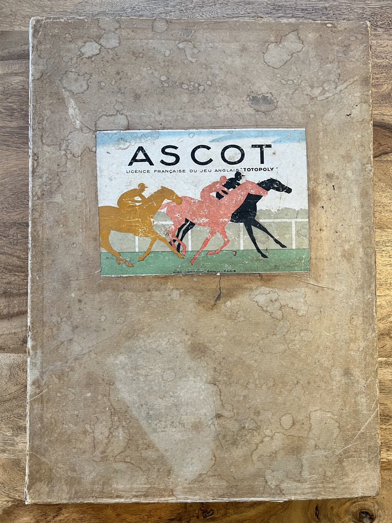 Le jeu Ascot