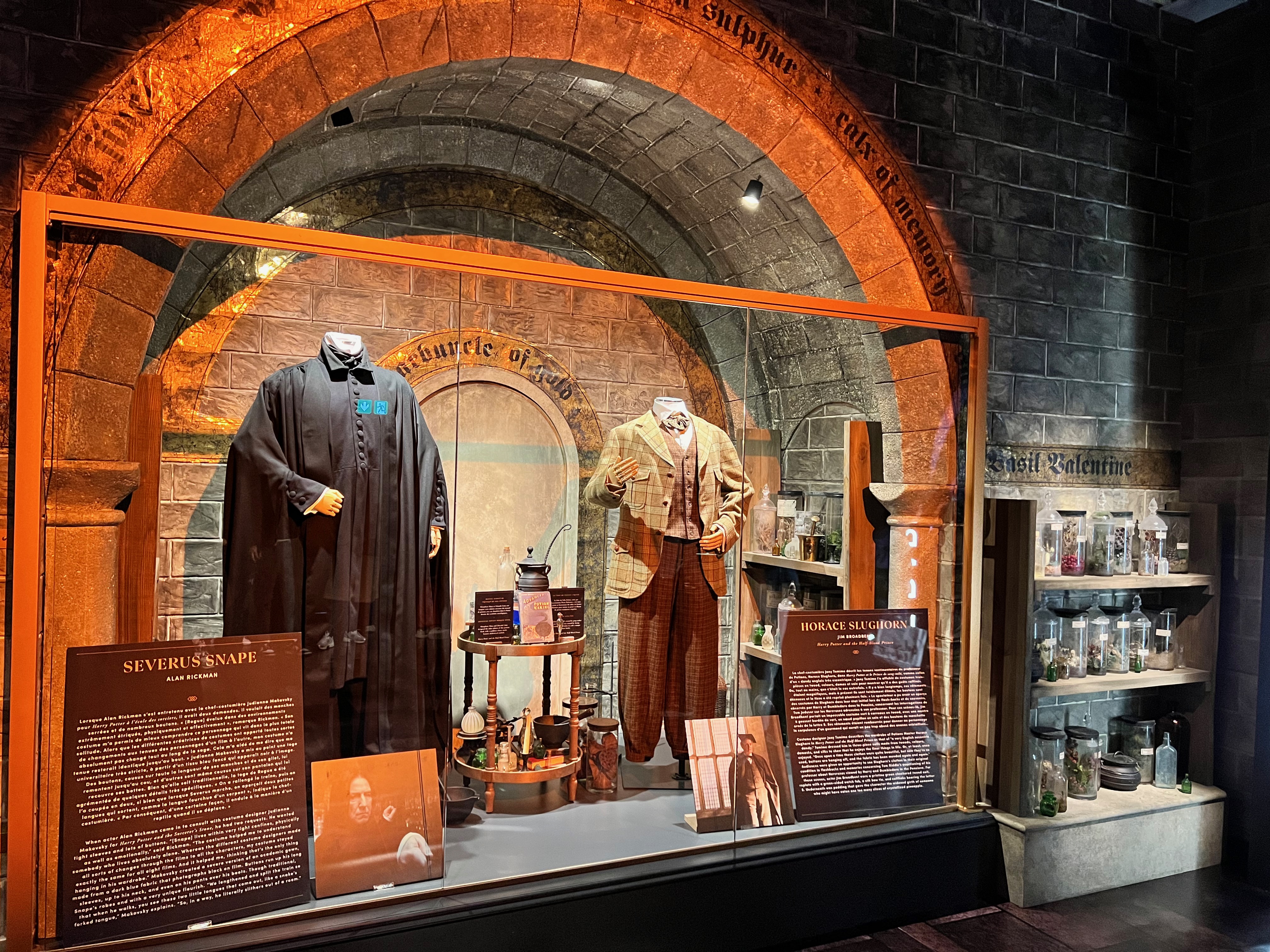 Les costumes de Severus Snape et d'Horace Slughorn