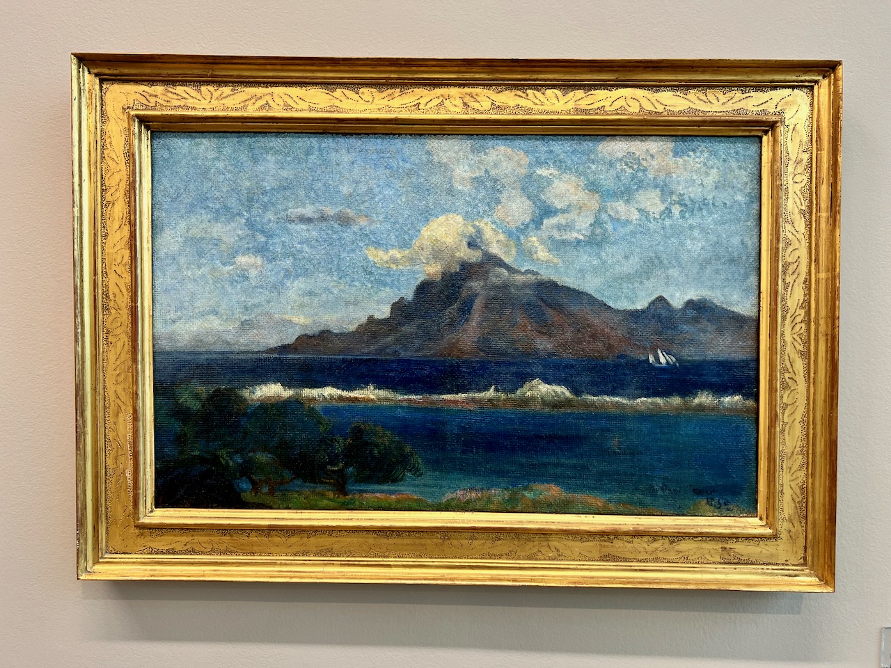 Paysage de Te Vaa, peint par Gauguin