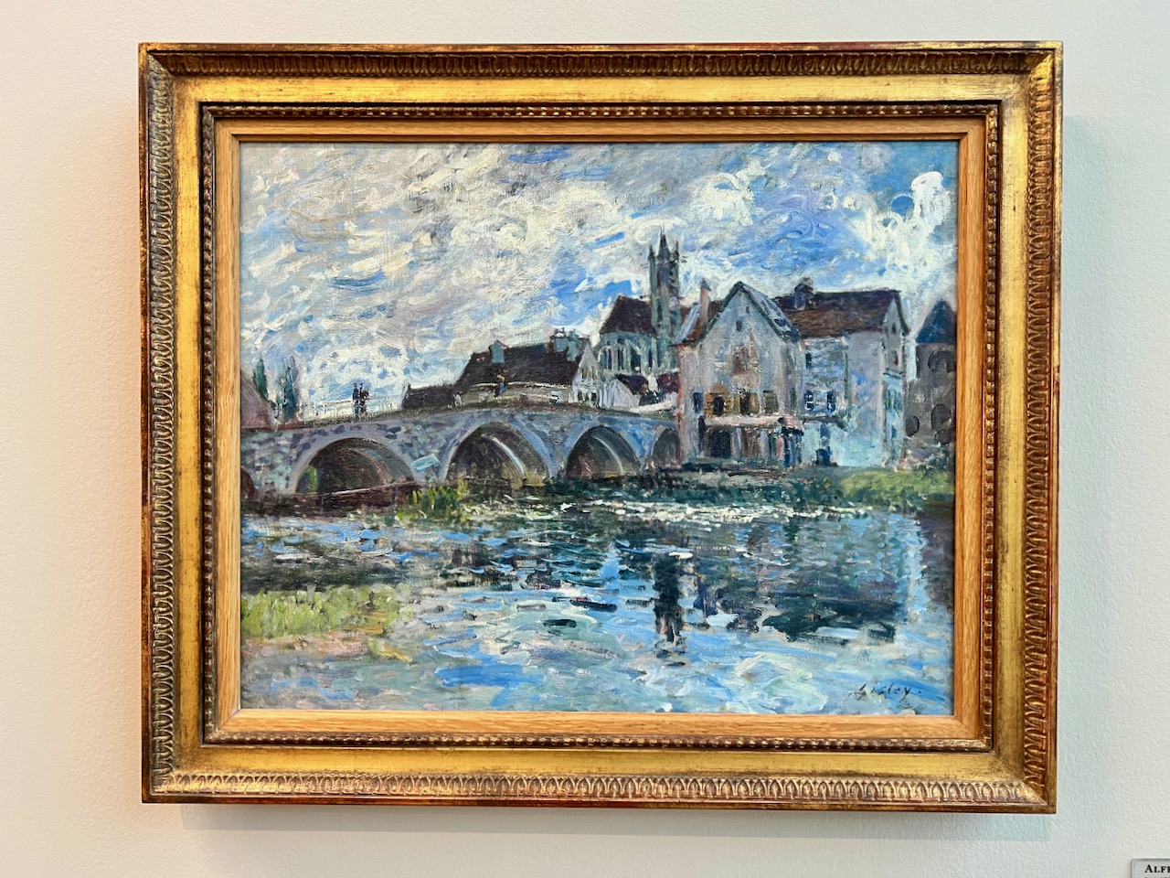 Le pont de Moret-sur-Loing, peint par Sisley