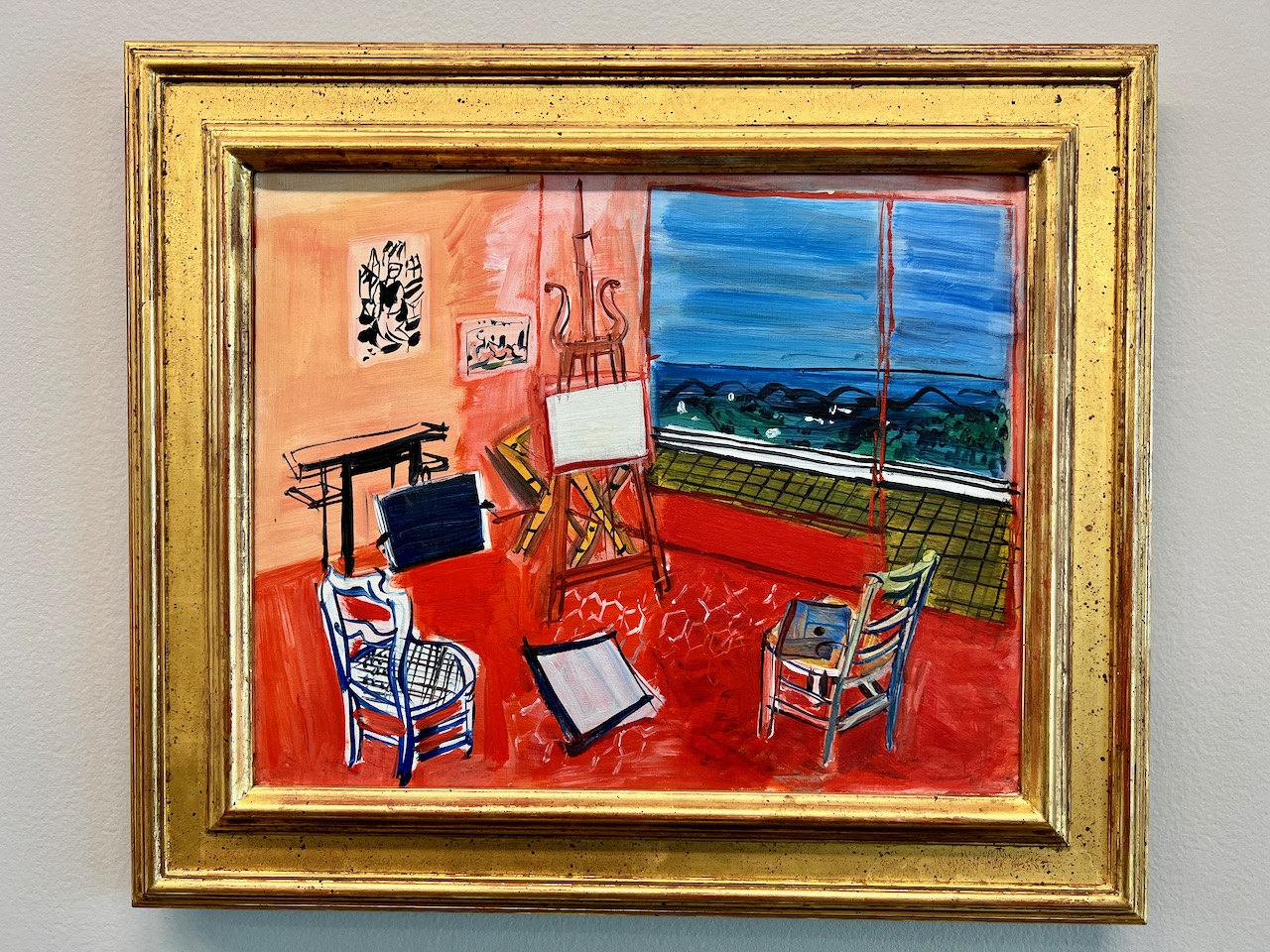 Un atelier de peinture, peint par Raoul Dufy
