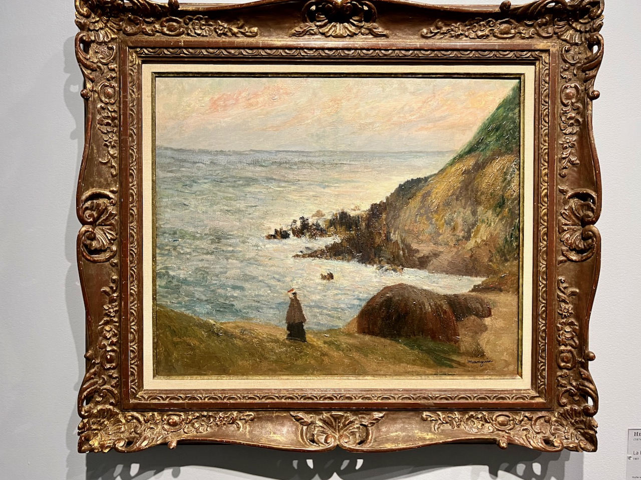 Paysage de bord de mer, peint par Albert Marquet