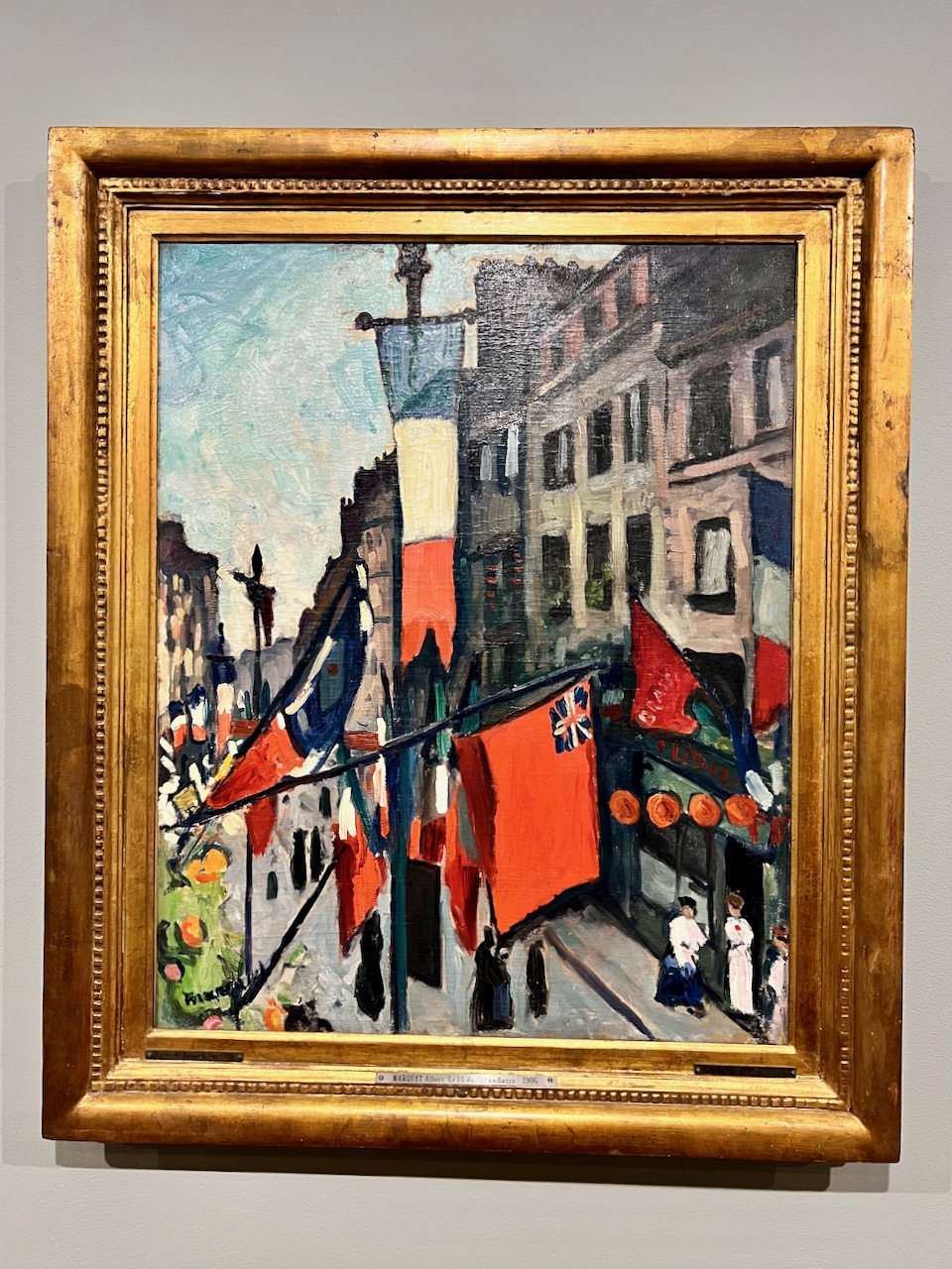 Rue du Havre pavoisée pour le 14 juillet, peint par Albert Marquet